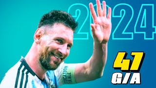 Lionel Messi  - All 47 Goals \u0026 Assists In 2024 Season!