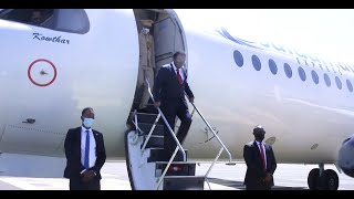 Madaxweyne Farmaajo iyo wafdi uu hoggaaminayo ayaa gaaray magalada Addis ababa,