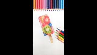 【彩鉛教學】彩鉛保姆級教程 冰棍的畫法丨color pencil drawing