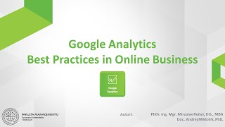 EBES - 2022 - Best Practices of Google Analytics