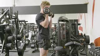 Standing Supinated Dumbbell Bicep Curl