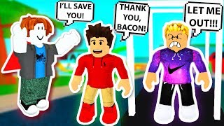 Baconman Saves Girl From Bully Police Officer Roblox Admin