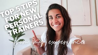 MY TOP 5 TIPS FOR NEW PERSONAL TRAINER | NASM CPT, my experience & what could help you get started!