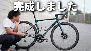 初バラ完開始から半年…やっとロードバイクが完成しました！何度も挫けそうになりましたができました！YOELEO R11 SL DISC