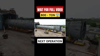 800 TON 😱 Volvo | Heavy transport | #malayalamrap #kerala #heavytransport #shortvideo #shorts #truck