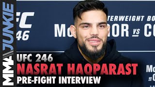 UFC 246: Nasrat Haqparast pre fight interview