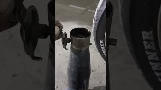 adjustable silencer 🤫#motorcycle #viral #reaction #shorts #diy