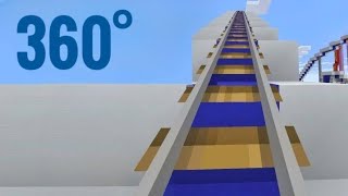 [360 video] 360° VR Roller Coaster in Minecraft Oculus Rift S & Google Cardboard VR Box PSVR