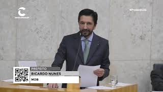 Discurso de Posse - Prefeito Ricardo Nunes