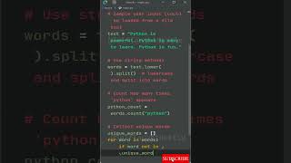 Methods in Python Project Simple Text Analyzer #coding #code #programming