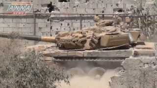 Tanks in action at Jawbar (Jobar)