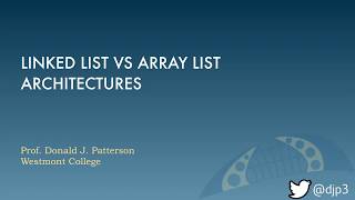 Linked List vs Array List -02 - Node Class