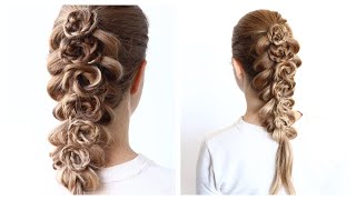 Creative Ideas: Unique Hairstyles You've Never Seen Before, Flower  Braid