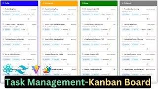 Complete Kanban Task Management System with React \u0026 Google Sheets