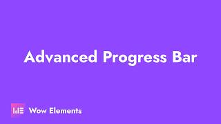 How to Use the Advanced Progress Bar Widget in Elementor