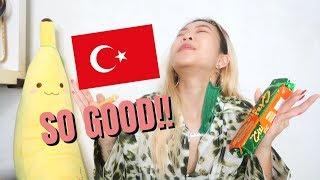 TRYING TURKISH SNACKS 🇹🇷| Euodias