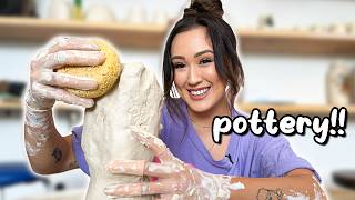 I Tried Pottery and It Was *PURE* Chaos