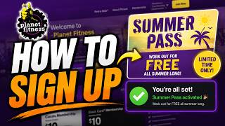 How To Sign Up For Planet Fitness Summer Pass - Full Guide 2026