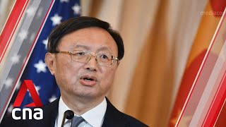 China's top diplomat Yang Jiechi calls for Beijing and Washington to restore relationship
