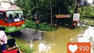 Kerala flood 2018 ponkunnam manimala road