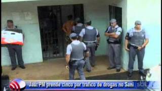 Fala Cidade 17/09/2013   Jaú: PM prende cinco por tráfico de drogas no Sani