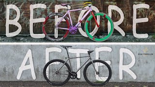 RESTORASI FIXIE || SEPEDA FIXIE SOLOIST 02 BISA BEGINI ? TAMPIL BEDA DENGAN STANG YANG UNIK