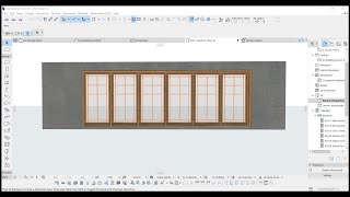 ARCHICAD: Episode 4  Creating Custom 6 Panel Sliding Door with Custom 2d Symbol