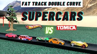 Hot Wheels vs Tomica | Fat Track !