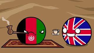 Afghanistan Yeets The British Empire | Countryballs