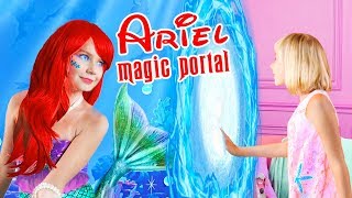 Kids Makeup Disney Princess Ariel Little Mermaid Tail DRESS UP & Play Dolls