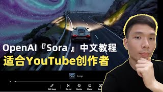 OpenAI『Sora 』入门中文教程2025：AI视频生成适合YouTube创作者！获取原创的自媒体剪辑素材，开启你的网上赚钱之路！