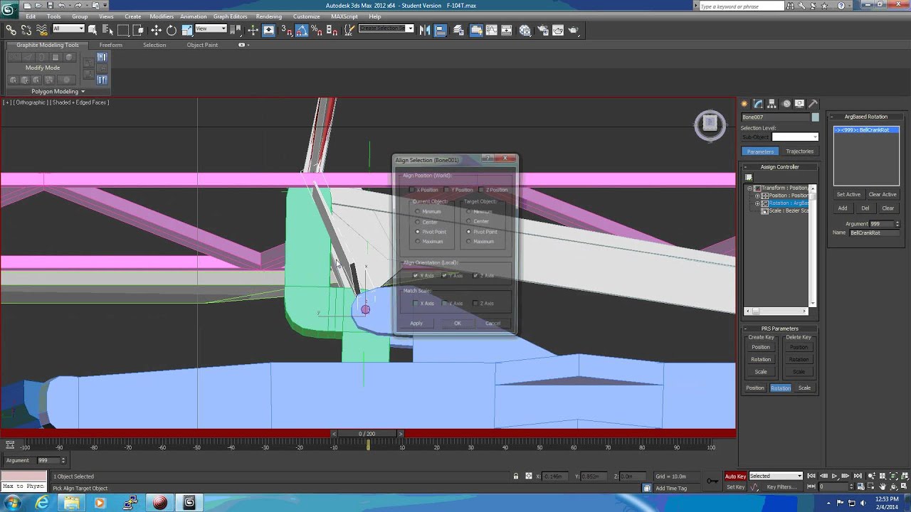 3ds Max Mechanical Rigging - Part 3a: Arg Based Control Of IK Animation ...