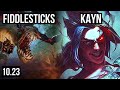 FIDDLESTICKS vs KAYN (JUNGLE) | 15/0/5, Legendary, 66% winrate | EUW Master | v10.23