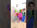 green fatty dog_ red dancing siren_ blue sarees bhabhi_ me head matching funny video 😄 shorts