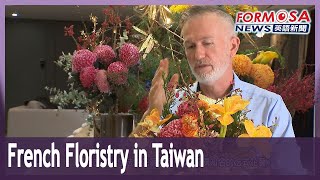 French floristry master melds east and west in exquisite flower arrangements