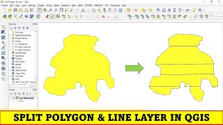 QGIS Tutorials 41: Split Polygon & Line layer | QGIS