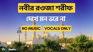 নবীর রওজা শরীফ | Nabir Rowza Sharif | আরশের মেহমান | Arosher Mehoman | New Bangla Naat | Vocals Only