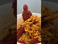 carbo buldak ramen with spicy chicken nuggets asmr koreanfood