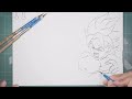 how to draw goku super saiyan 2 step by step tutorial