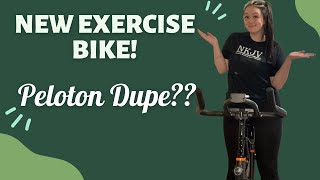 UREVO EXERCISE BIKE REVIEW | PELOTON DUPE?? | EASY HOME EXERCISE