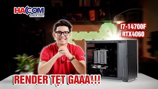 PC 28 Triệu Dành Cho Dân Thiết Kế Đồ Họa | i7-14700F + RTX 4060 | Render 4K Tẹt Ga!