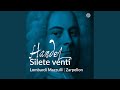 Silete venti, HWV 242: IV. Aria 