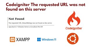 CodeIgniter The requested URL was not found on this server