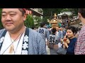 北沢八幡神社　例大祭　下北沢に秋の気配　2018.9.2