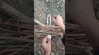 Very Useful Knot For Tying Lot Of Wood #firewood #knot #art