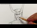 how to draw loki thor ragnarok narrated easy step by step tutorial