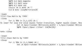 Batch Rainbow Matrix