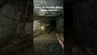 TrustFire H6R headtorch extreme darkness test #shortsvideo #mines #trustfire #trustfireflashlight