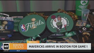 Dallas Mavericks arrive in Boston for Game 1 of the NBA Finals