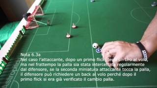 Videoregolamento Oldsubbuteo 6.Intercettazione della palla